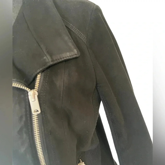 Andrew Marc New York suede  jacket moto size S - Picture 13 of 16